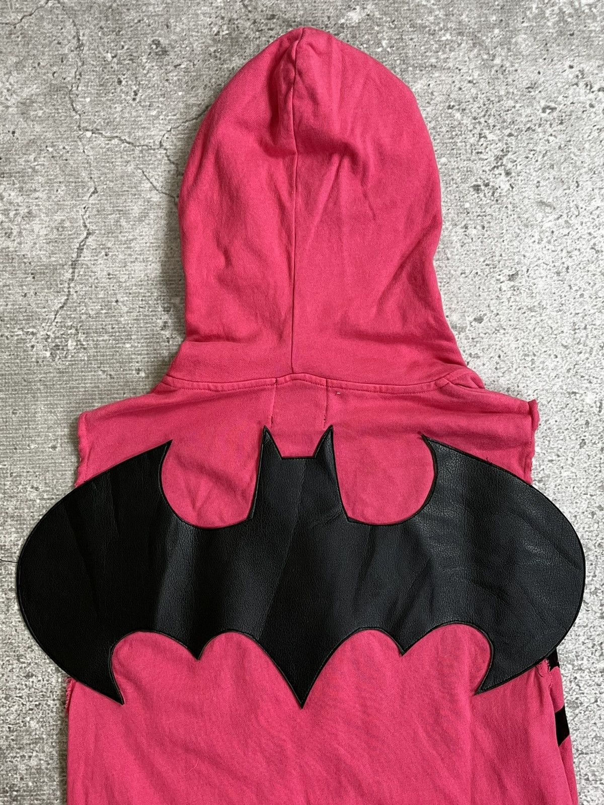 If Six Was Nine Gladnews Batman Leather Patch Zip Hoodie Size US M / EU 48-50 / 2 - 5 Thumbnail