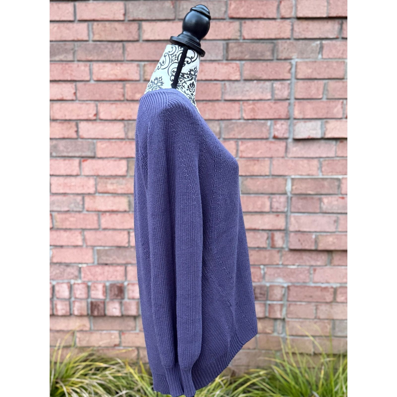 Athleta NWT Athleta Women's Blue/Purple Tunic Length Sweater Large Size L / US 10 / IT 46 - 2 Thumbnail
