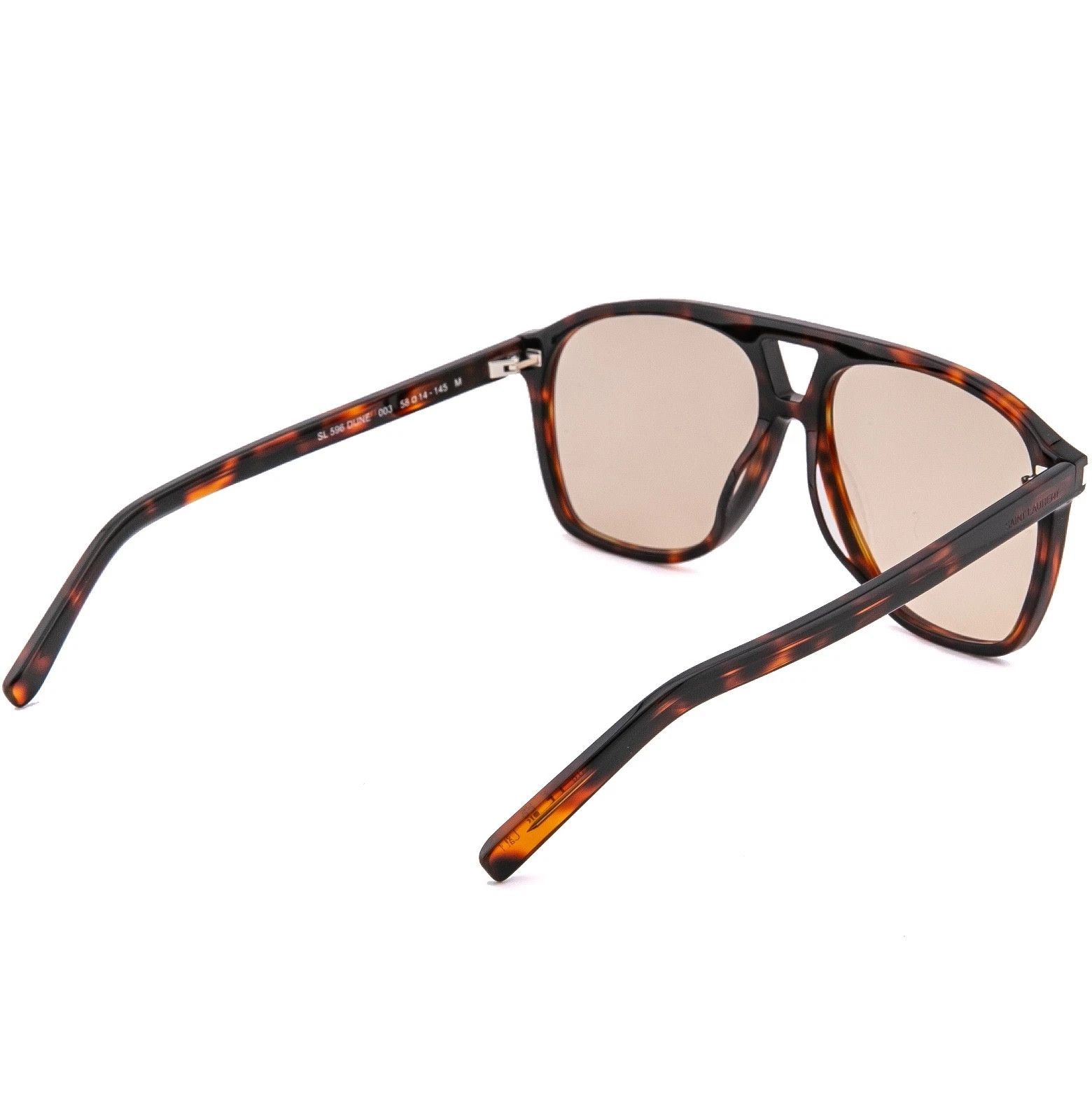 Saint Laurent Paris SAINT LAURENT DUNE SL 596 SL596 Aviator Sunglasses 003 Size ONE SIZE - 3 Thumbnail