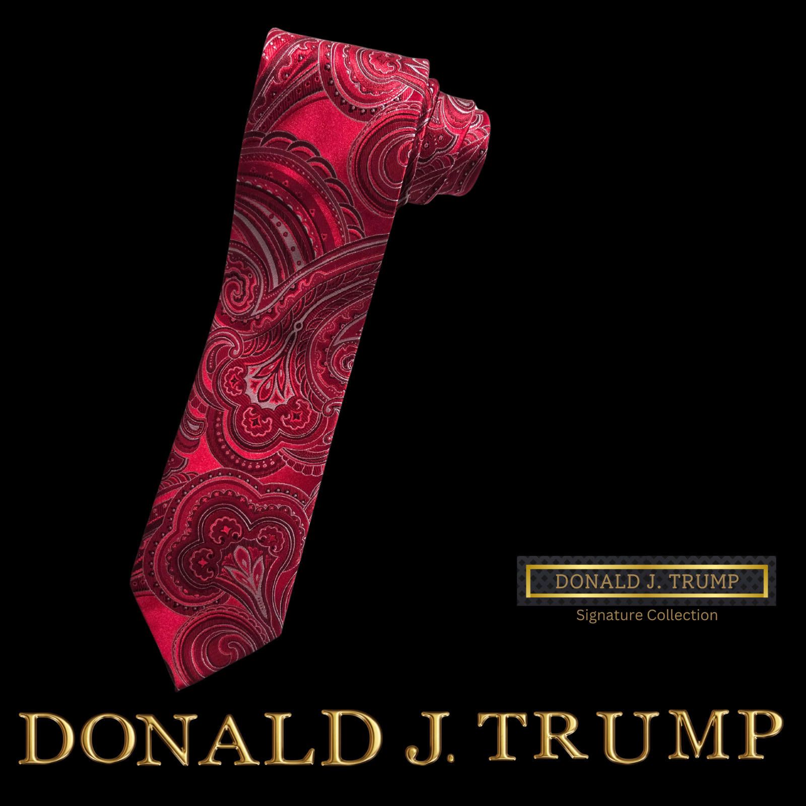 Designer NEW Donald J. Trump Signature Collection Necktie Paisley Size ONE SIZE - 1 Thumbnail