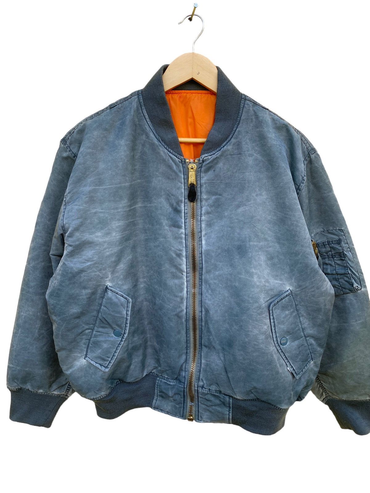 Vintage Vintage MA-1 flight US Airborne bomber jacket Size US L / EU 52-54 / 3 - 5 Thumbnail