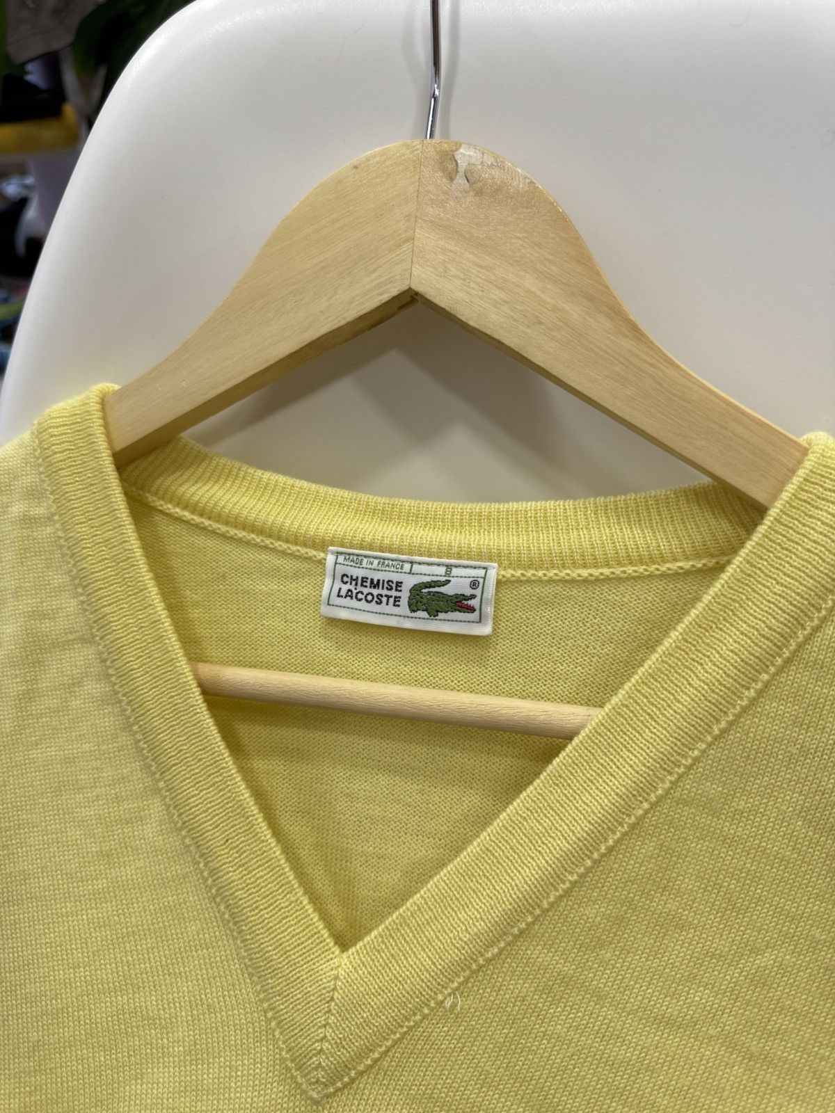 Lacoste Lacoste v-neck sweater cardigan size XL Size US XL / EU 56 / 4 - 5 Thumbnail