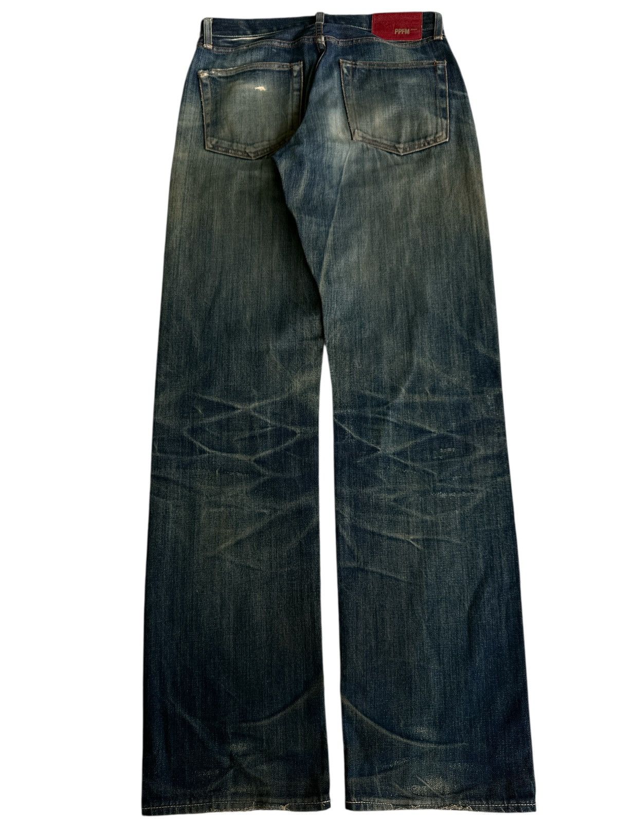 Kapital Distress Designer PPFM Selvedge Denim . Size US 31 - 2 Thumbnail