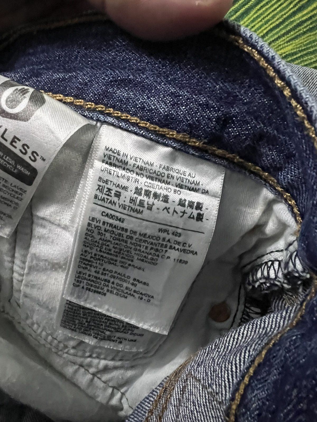 Levi's 💥Rare Vintage Levis 501 Distress Jean Size US 31 - 19 Thumbnail