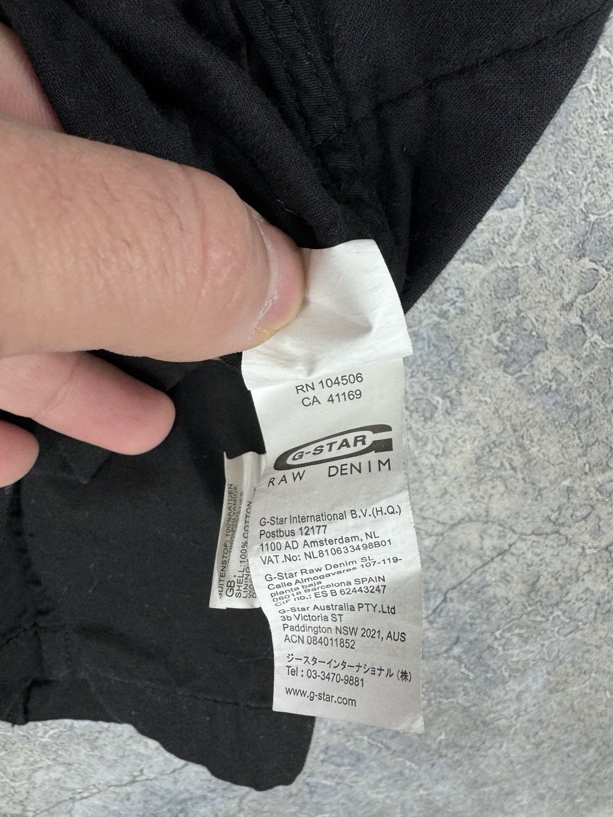 G-Star G-Star Raw Rektor Overloaded Black Jacket Size US M / EU 48-50 / 2 - 14 Thumbnail