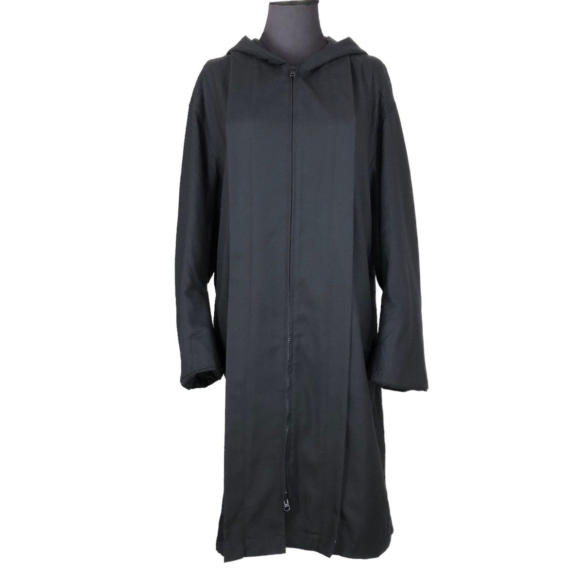 Yohji Yamamoto Vintage Yohji Yamamoto Femme 2005SS Hooded Wool Overcoat Size S / US 4 / IT 40 - 19 Thumbnail
