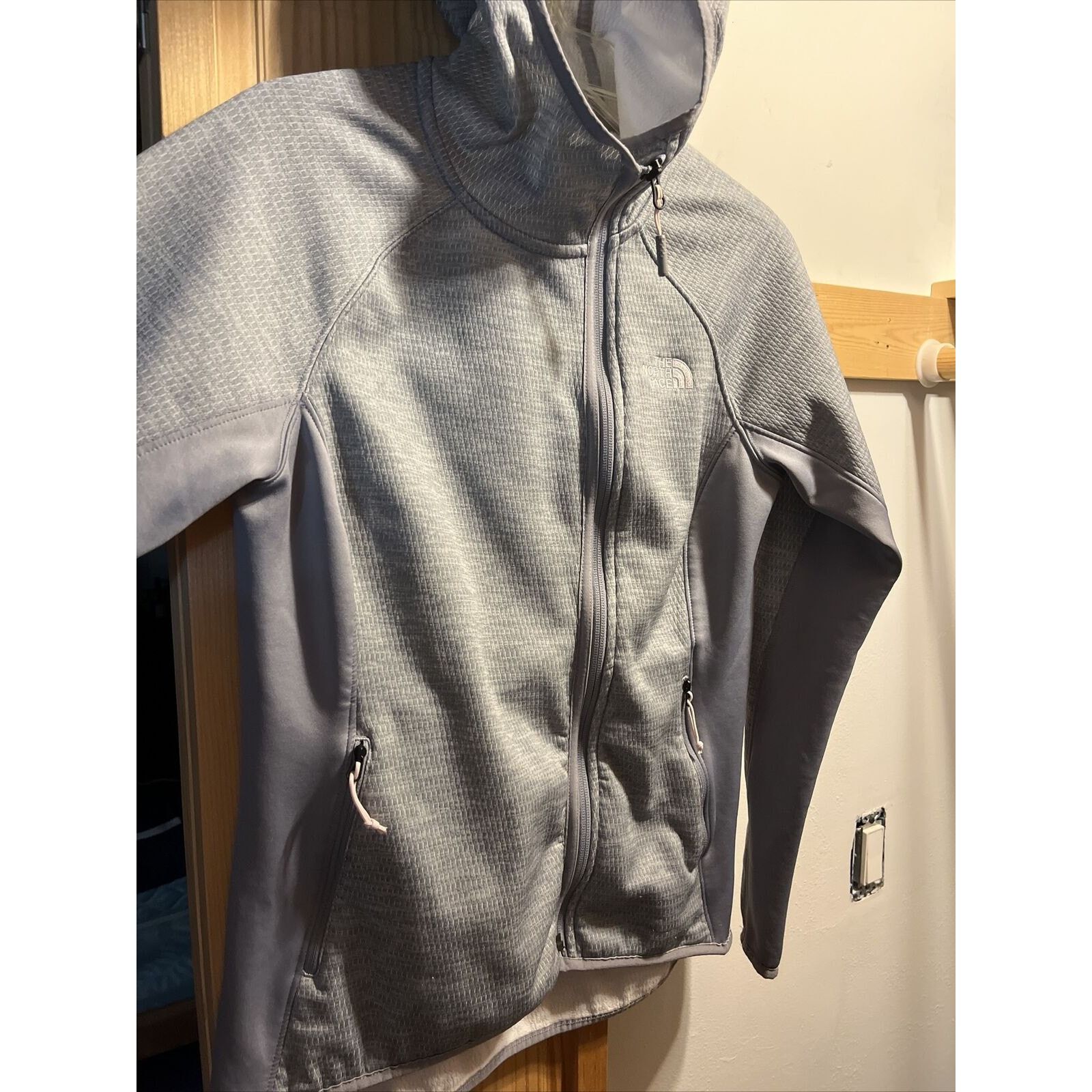 The North Face The North Face Womens M Gray LS Polyester Windbreaker Jacket Size M / US 6-8 / IT 42-44 - 6 Thumbnail