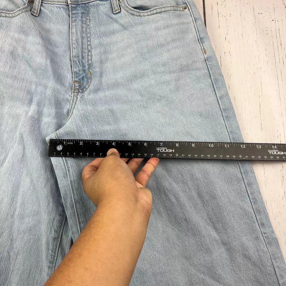 Other A Day New 27x31 High Rise Relaxed Hip & Thigh Wide Leg Denim Size 27" / US 4 / IT 40 - 8 Thumbnail