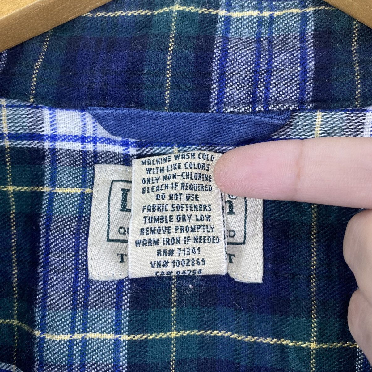L.L. Bean Vintage L.L. BEAN Flannel Shirt Checkered Inside Mens Size US L / EU 52-54 / 3 - 5 Thumbnail