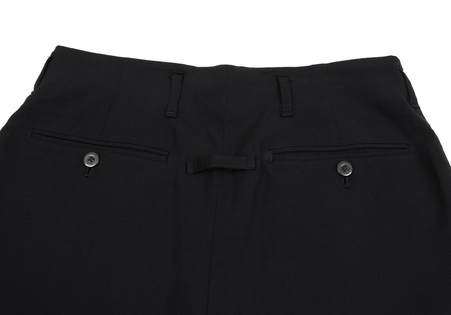 Jean Paul Gaultier Wool Tapered Pants in Black Size 48 Size US 32 / EU 48 - 11 Thumbnail