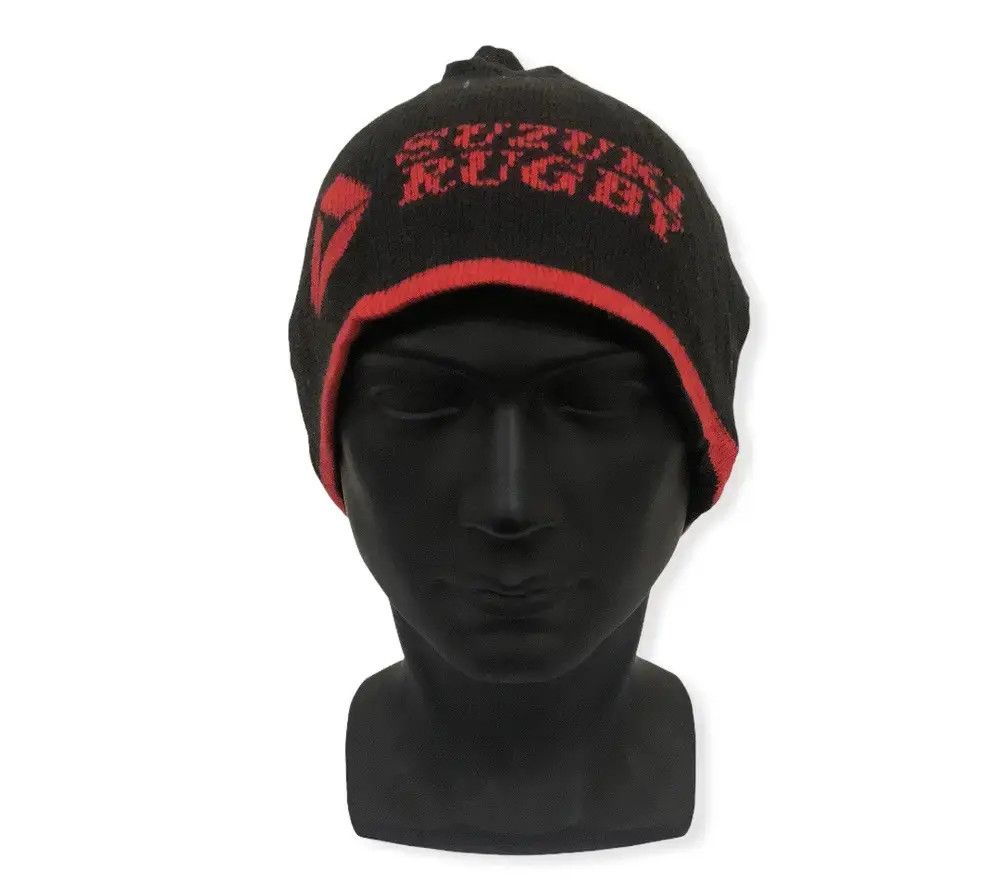 Sports Specialties Vintage Suzuki Rugby Spell Out Beanie Hat Size ONE SIZE - 1 Thumbnail