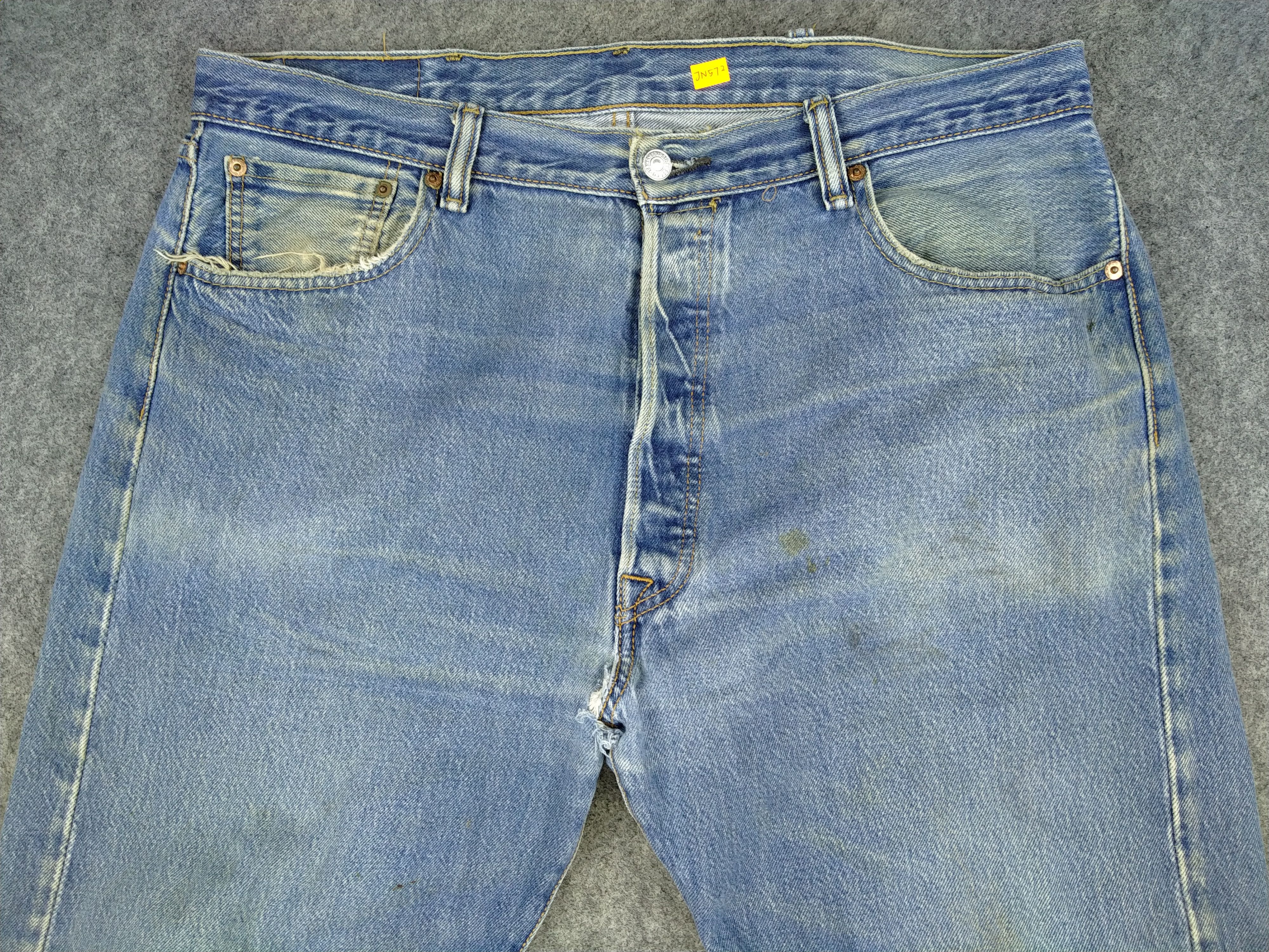 Levi's Faded Blue Vintage Levi's 501 Denim 38 x 29 -JN572 Size US 38 / EU 54 - 3 Thumbnail