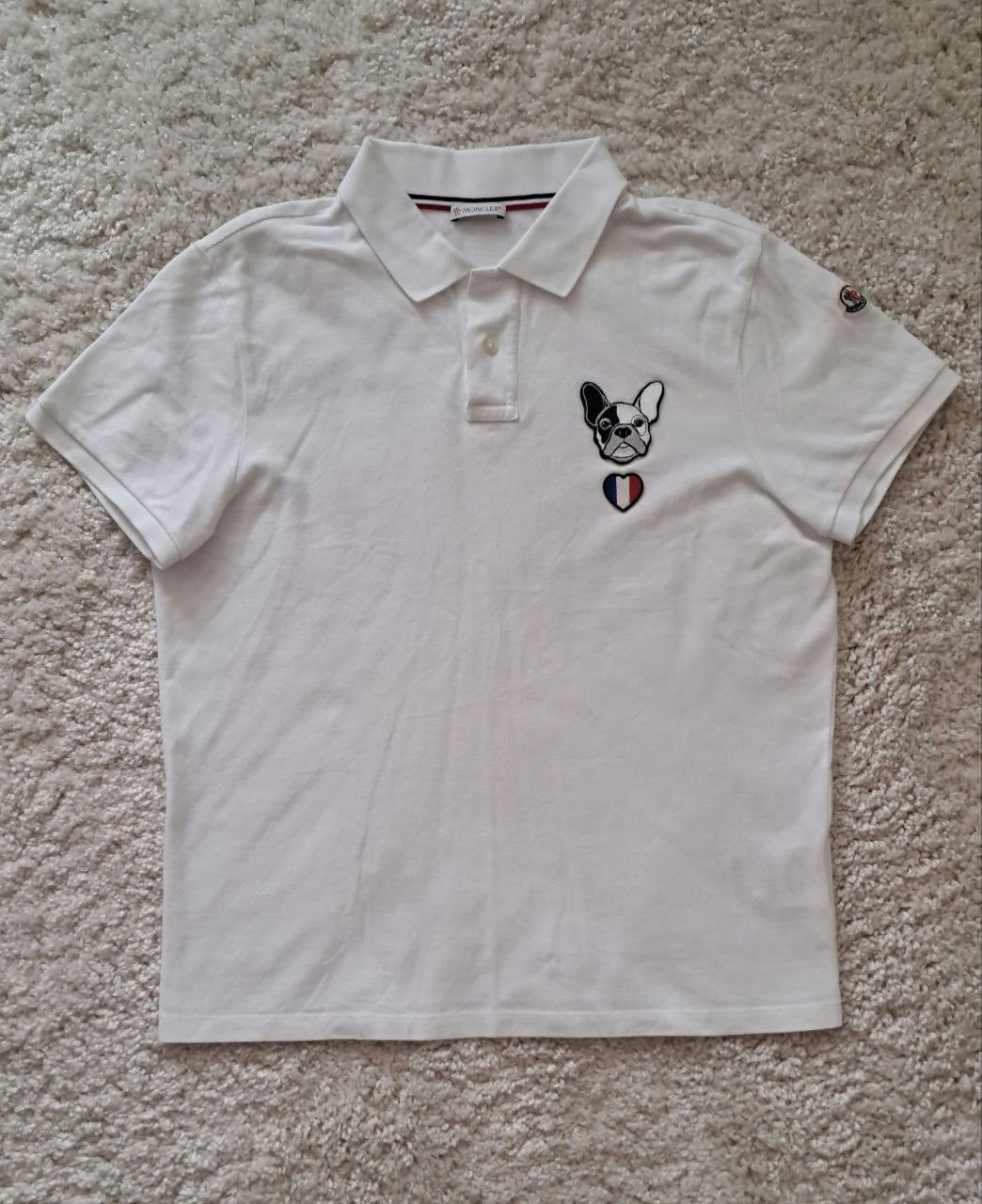 Moncler Maglia Polo Manica Corta White 001 | ONU