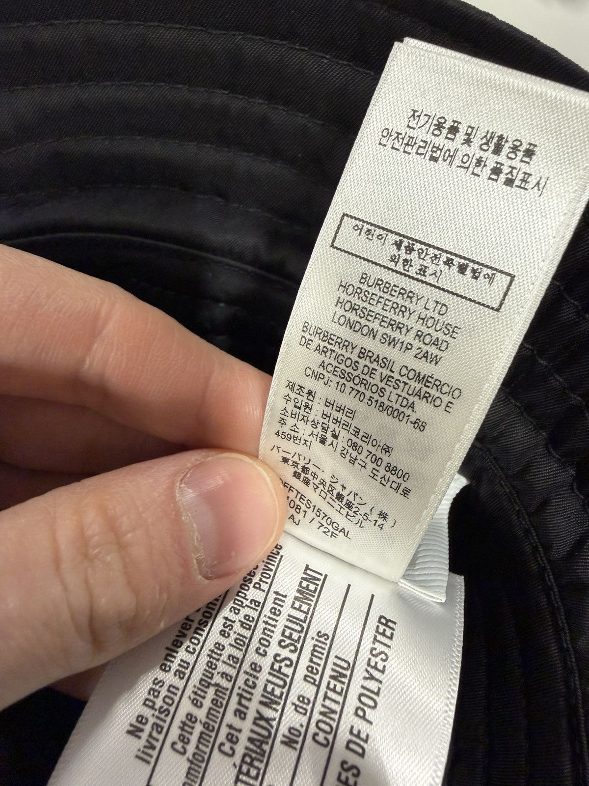 Burberry Burberry Logo Printed Bucket Hat NEW 500$ M Size ONE SIZE - 5 Thumbnail