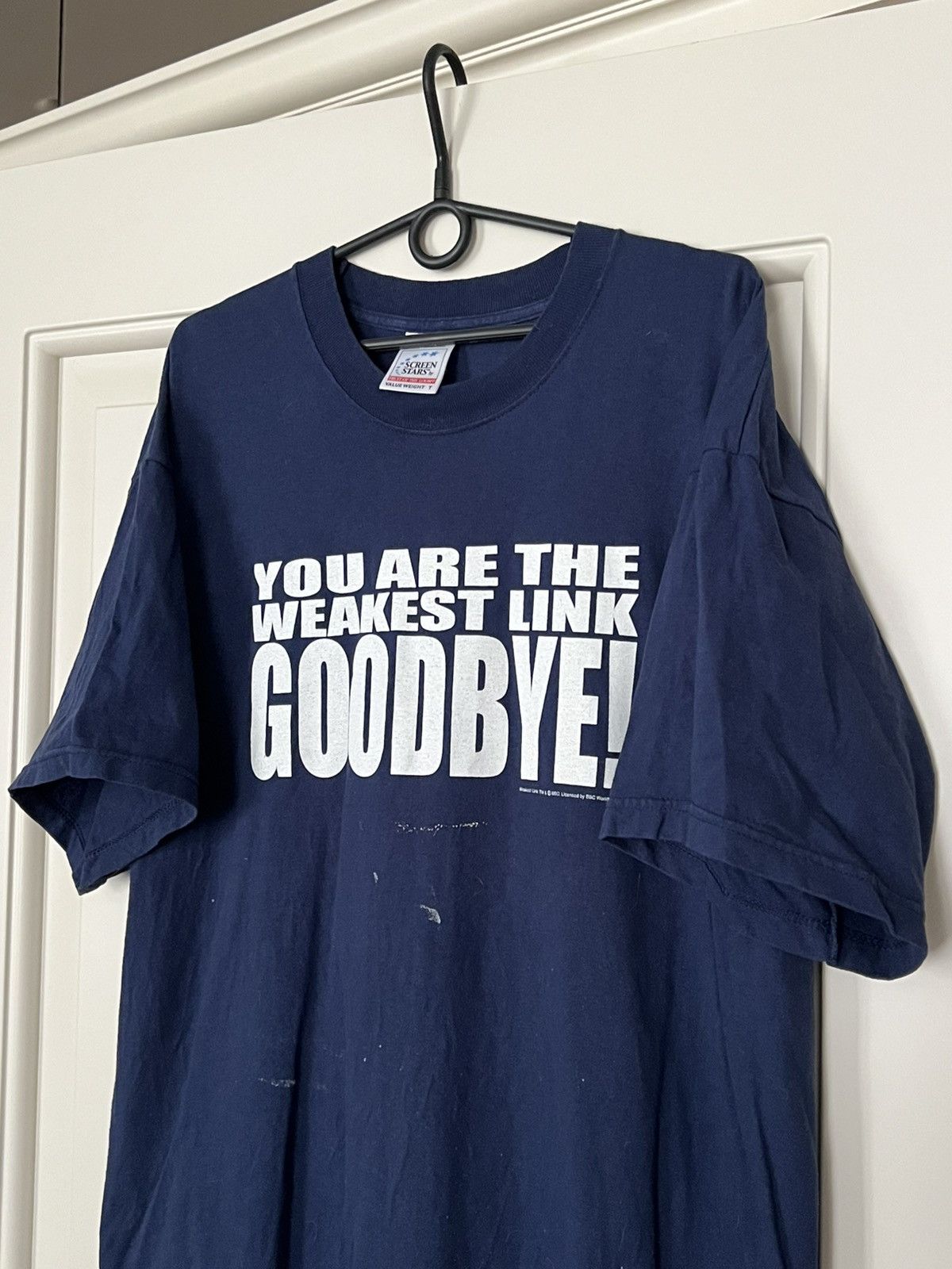 Vintage Vintage 90s The Weakest Link T-Shirt Tee BBC Show Funny Meme Size US XL / EU 56 / 4 - 2 Thumbnail