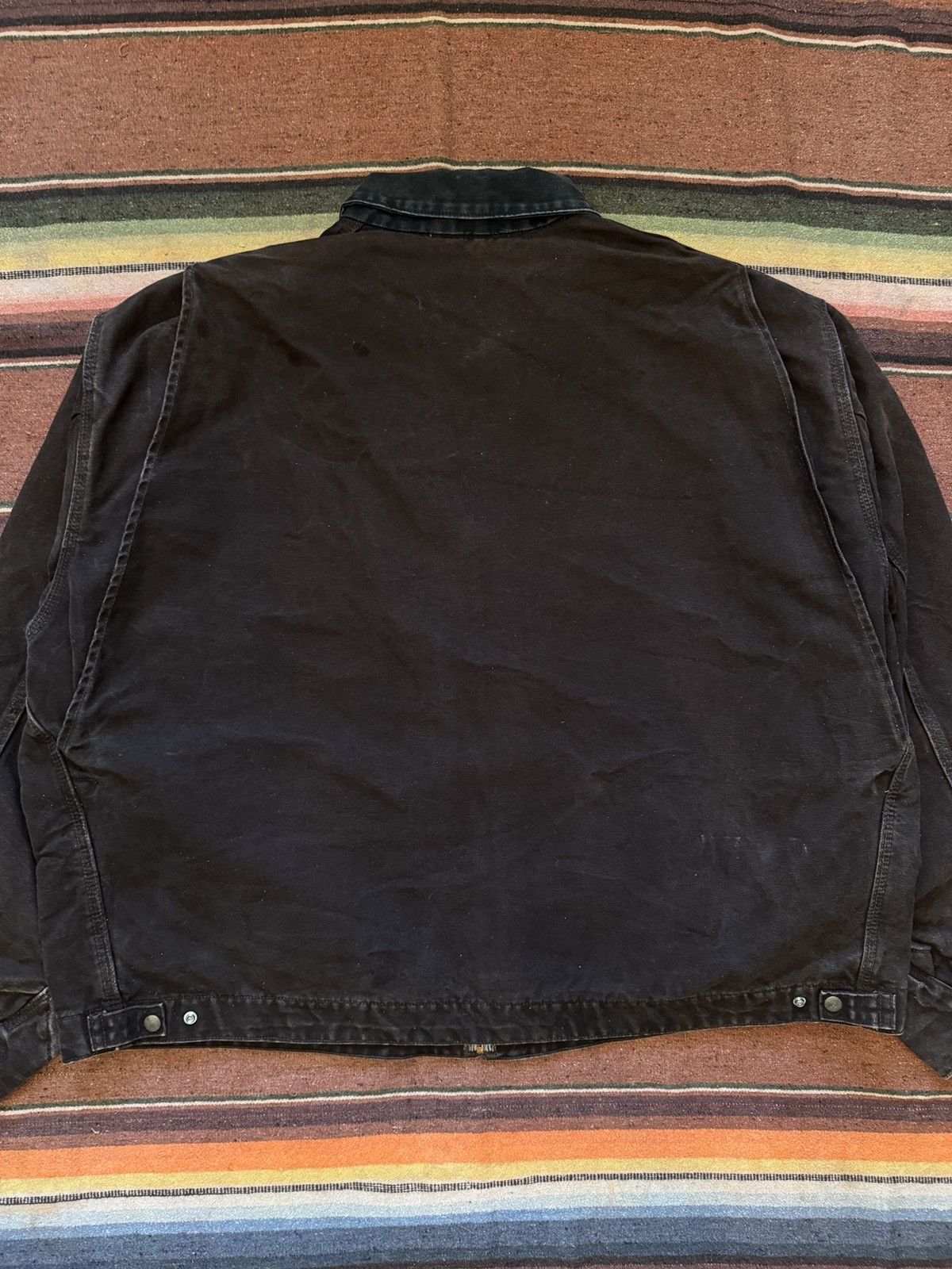Carhartt × Vintage 2007 J97 Dark Brown Carhartt Detroit Work Jacket Size US XXL / EU 58 / 5 - 9 Thumbnail