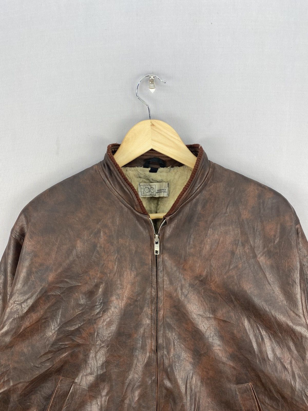 Japanese Brand Vintage 90’s Y.Jac Leather Jacket Size US L / EU 52-54 / 3 - 7 Thumbnail