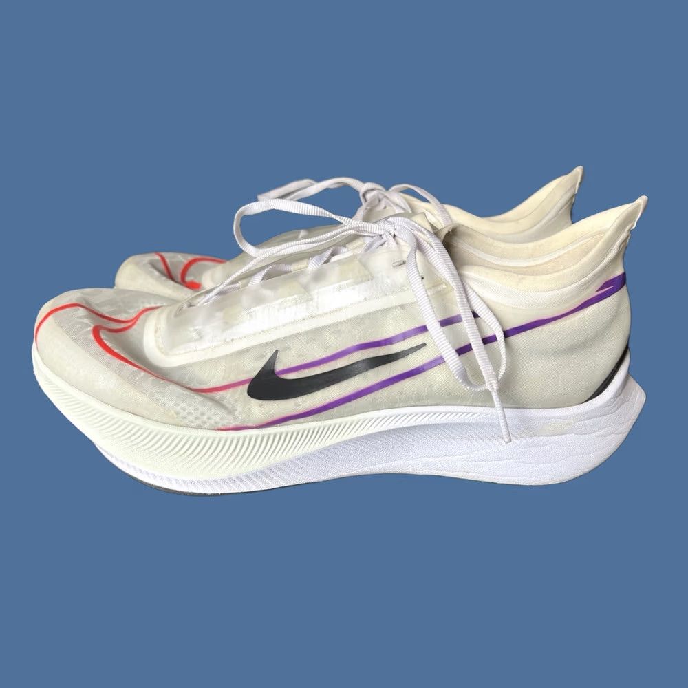 Nike Nike Zoom Fly 3 White/Black-Hyper Violet Women's Mens 11 9.5 AT8241-102 Sneaker Athletic Shoes Size US 11 / IT 41 - 1 Thumbnail