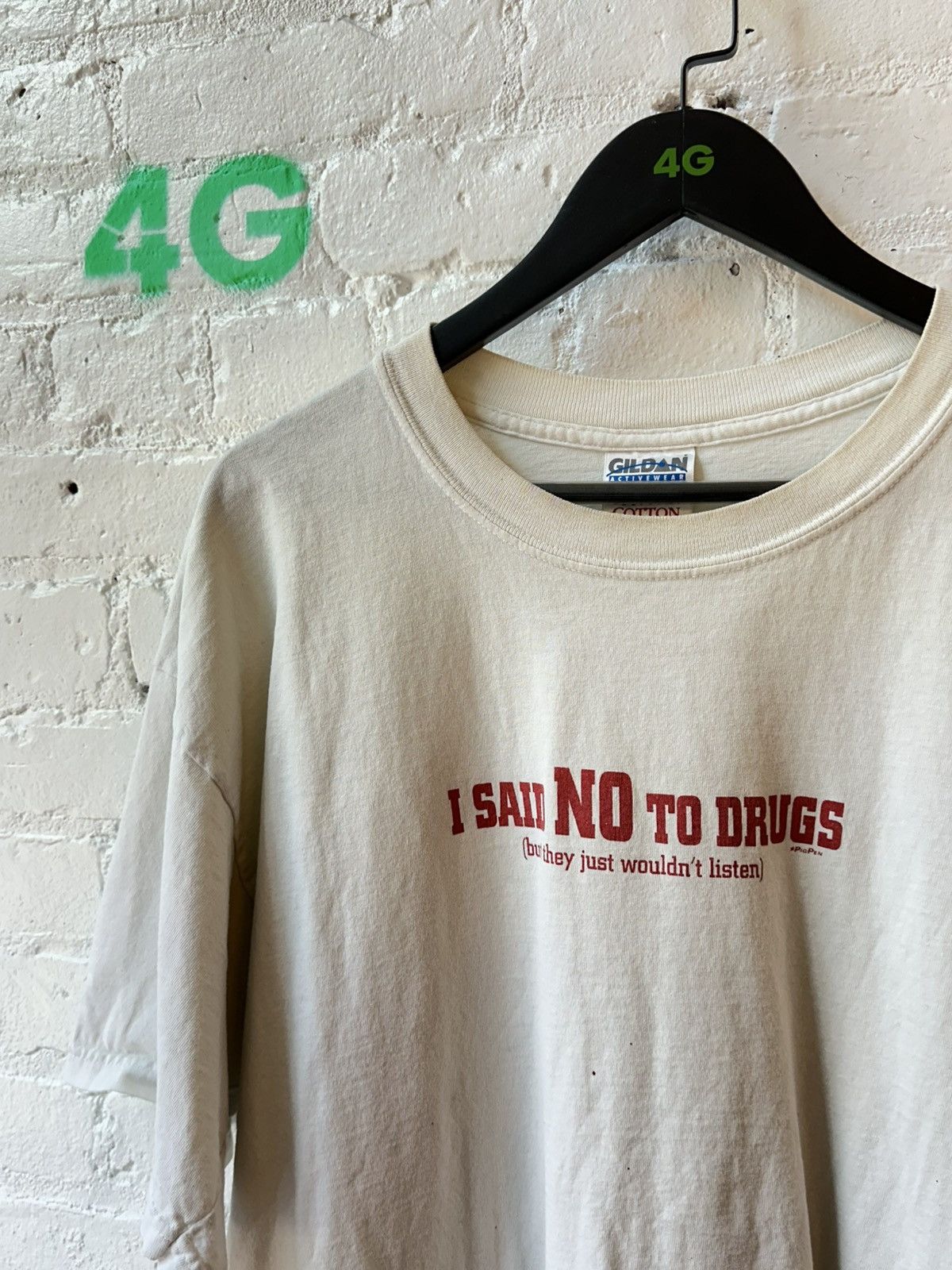 Vintage VINTAGE SAY NO TO DRUGS T SHIRT SZ XL Size US XL / EU 56 / 4 - 2 Thumbnail