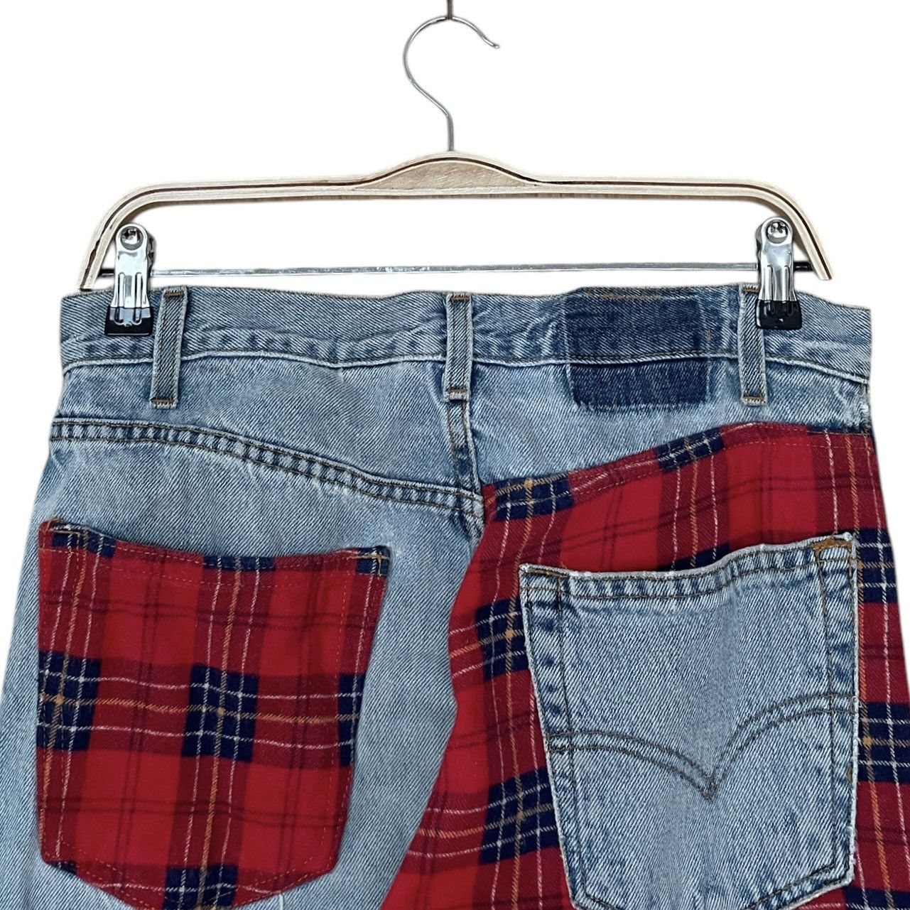 Japanese Brand × Vintage Vintage Japanese Brand Distressed Jeans 1990s Size US 31 - 4 Thumbnail