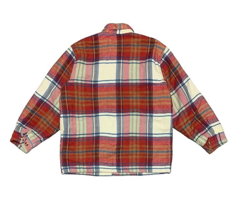 Japanese Brand Vintage 90s Tass Finder Plaid Wool Flannel Shirt Jacket Size US L / EU 52-54 / 3 - 4 Thumbnail