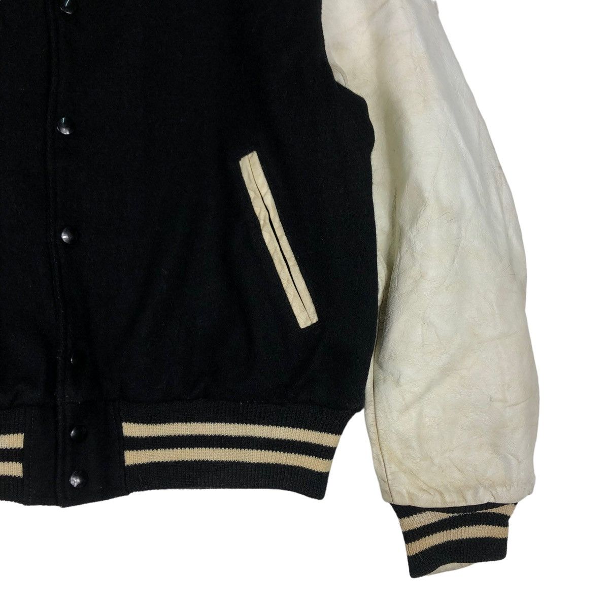 Golden Bear 🔥A Bear For Wear Varsity Jacket Leather Handling Golden Bear Size US L / EU 52-54 / 3 - 4 Thumbnail