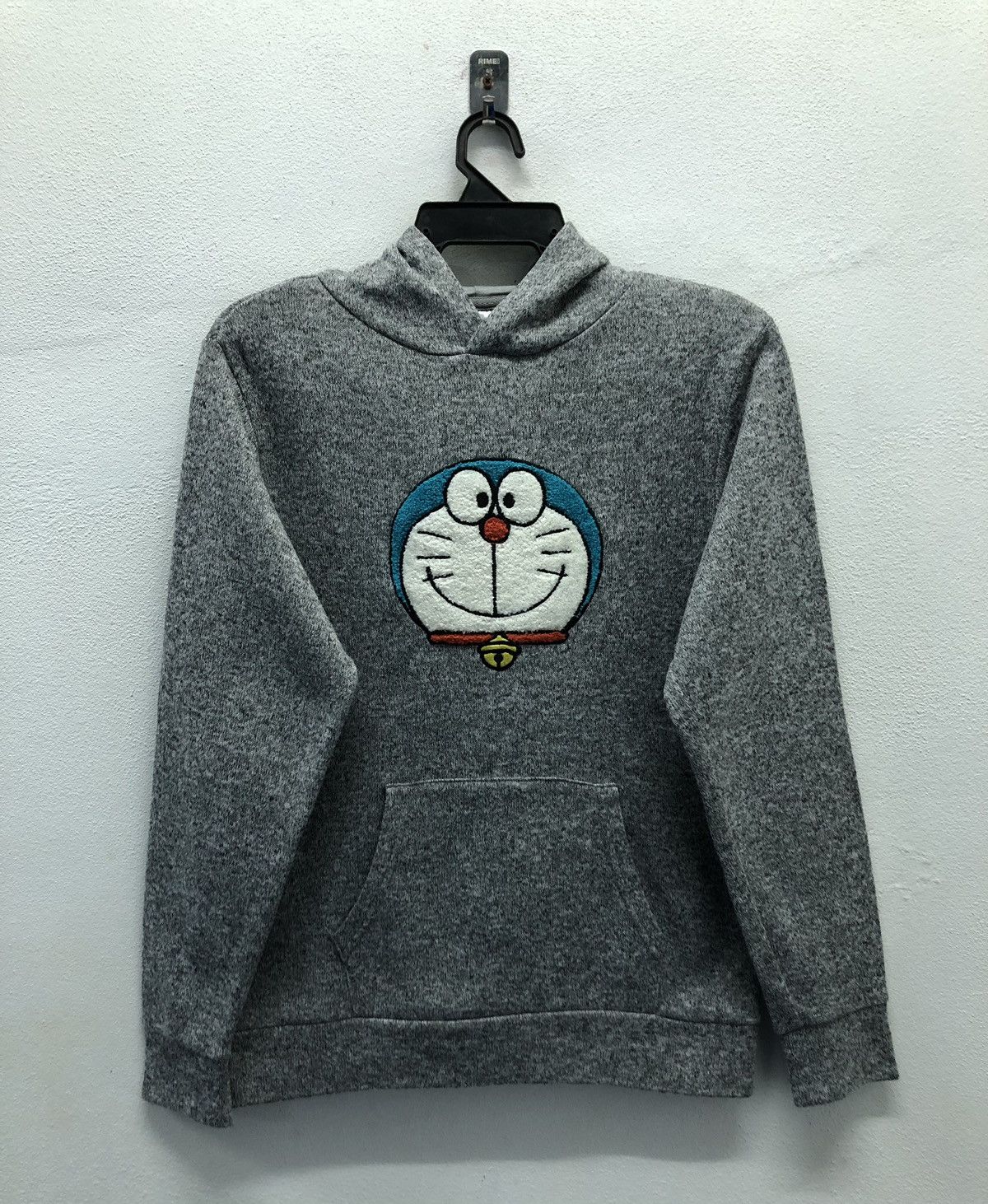 Anime "I'm Doraemon" Fleece Hoodie – Heather Gray Size US M / EU 48-50 / 2 - 1 Thumbnail