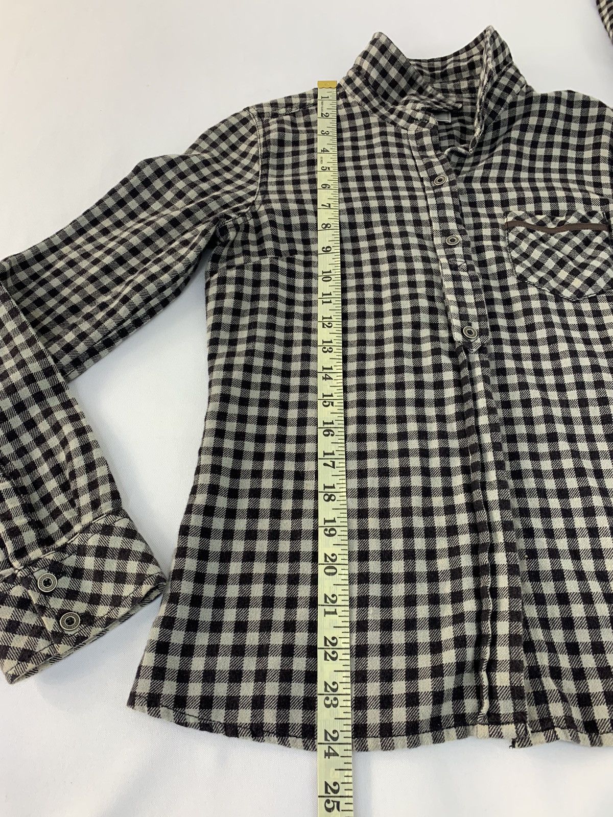 Levi's Levi’s Strauss Signature Flannel Mini Checked Button Up Size S / US 4 / IT 40 - 14 Thumbnail