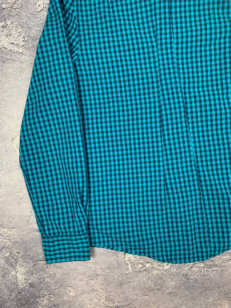 Tommy Hilfiger Share Tommy Hilfiger Men's Turquoise Check Shirt Button Down Size US M / EU 48-50 / 2 - 13 Thumbnail