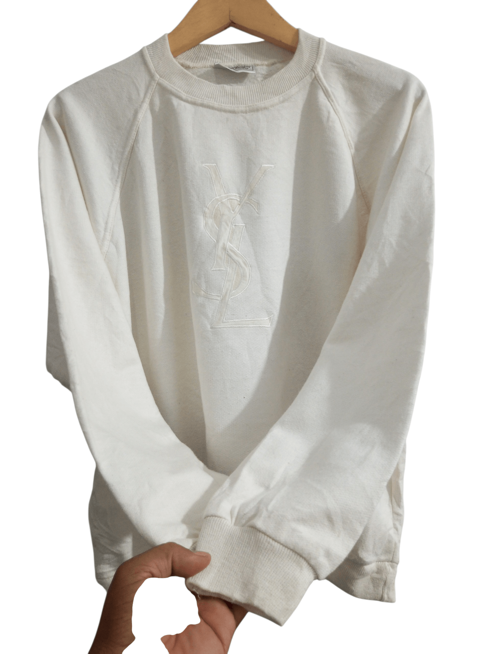 Yves Saint Laurent Vintage yves saint Laurent tricot pour homme sweatshirt Size US S / EU 44-46 / 1 - 1 Thumbnail