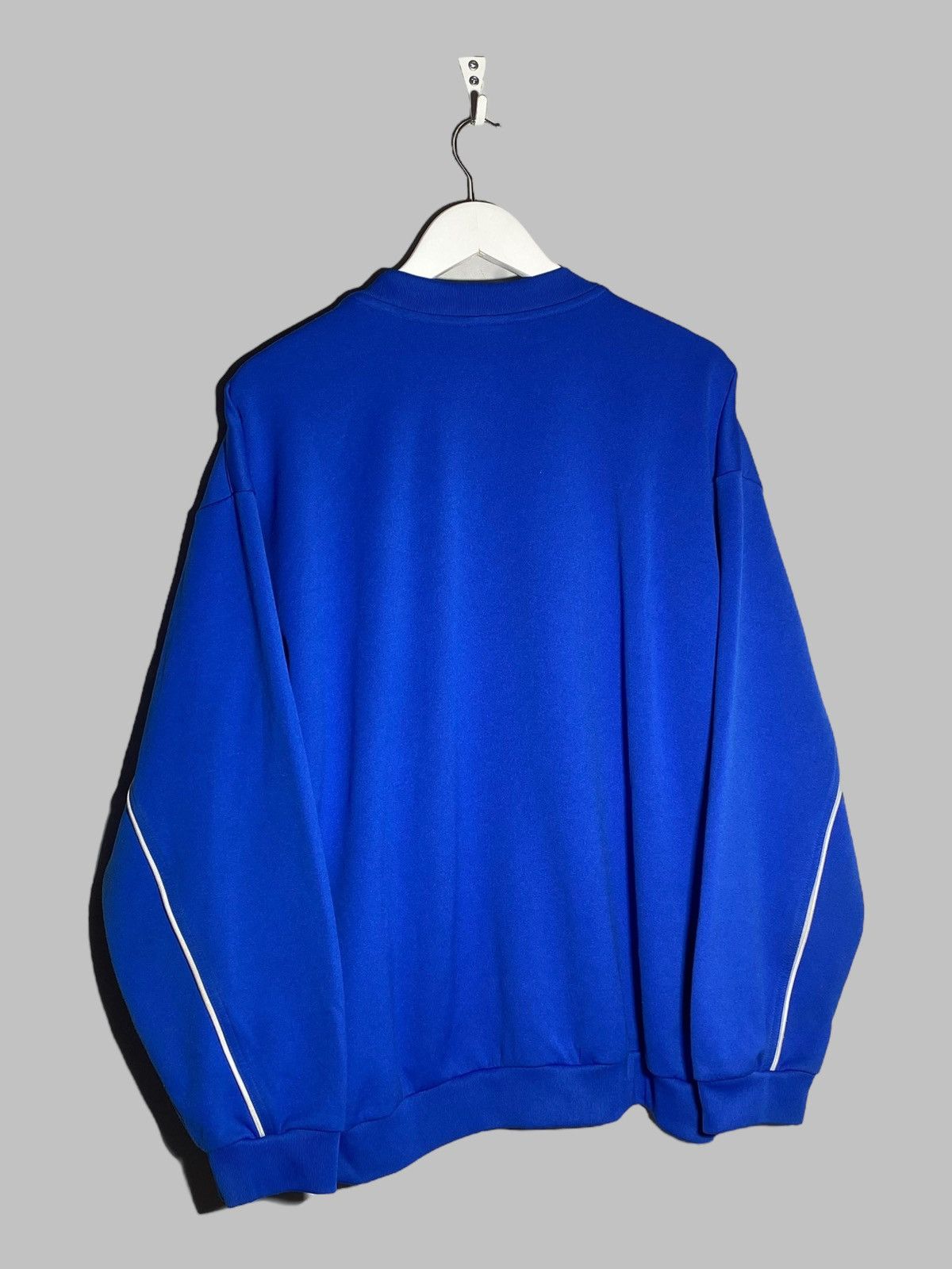 Nike 🔥 00s VINTAGE NIKE CREWNECK SWOOSH BLUE RARE Y2K SPORTS Size US L / EU 52-54 / 3 - 2 Thumbnail