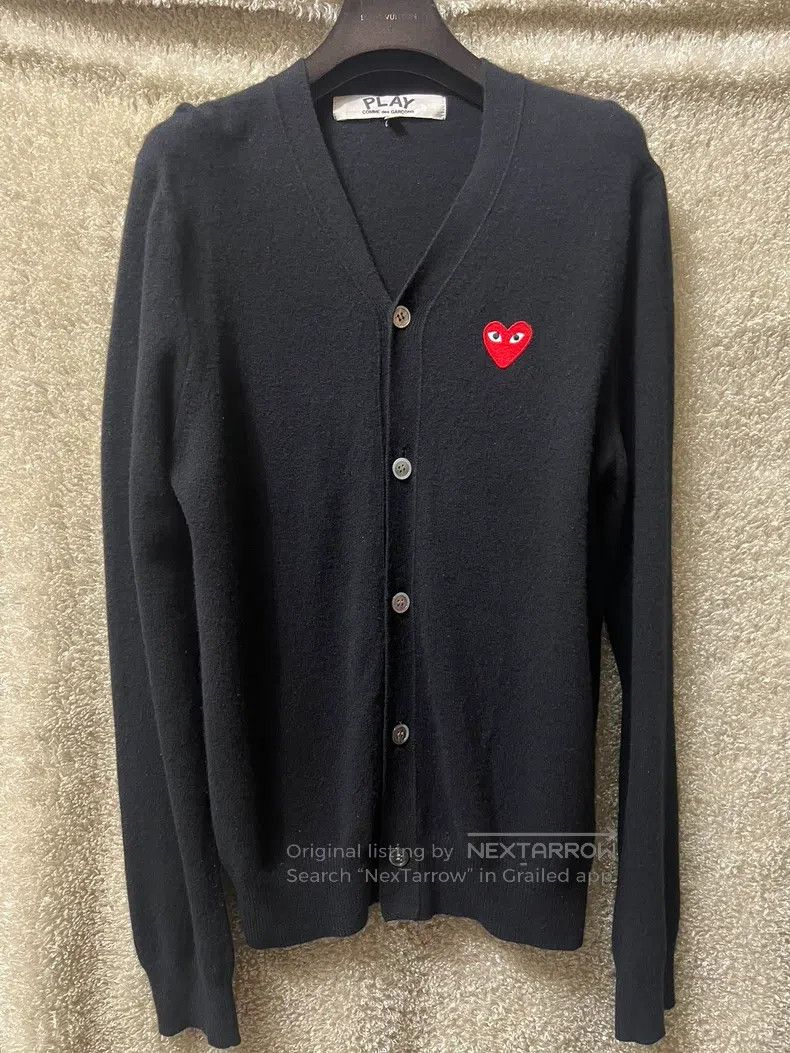 Comme des Garcons Comme Des Garcons Wool Heart Cardigan Size M / US 6-8 / IT 42-44 - 1 Thumbnail