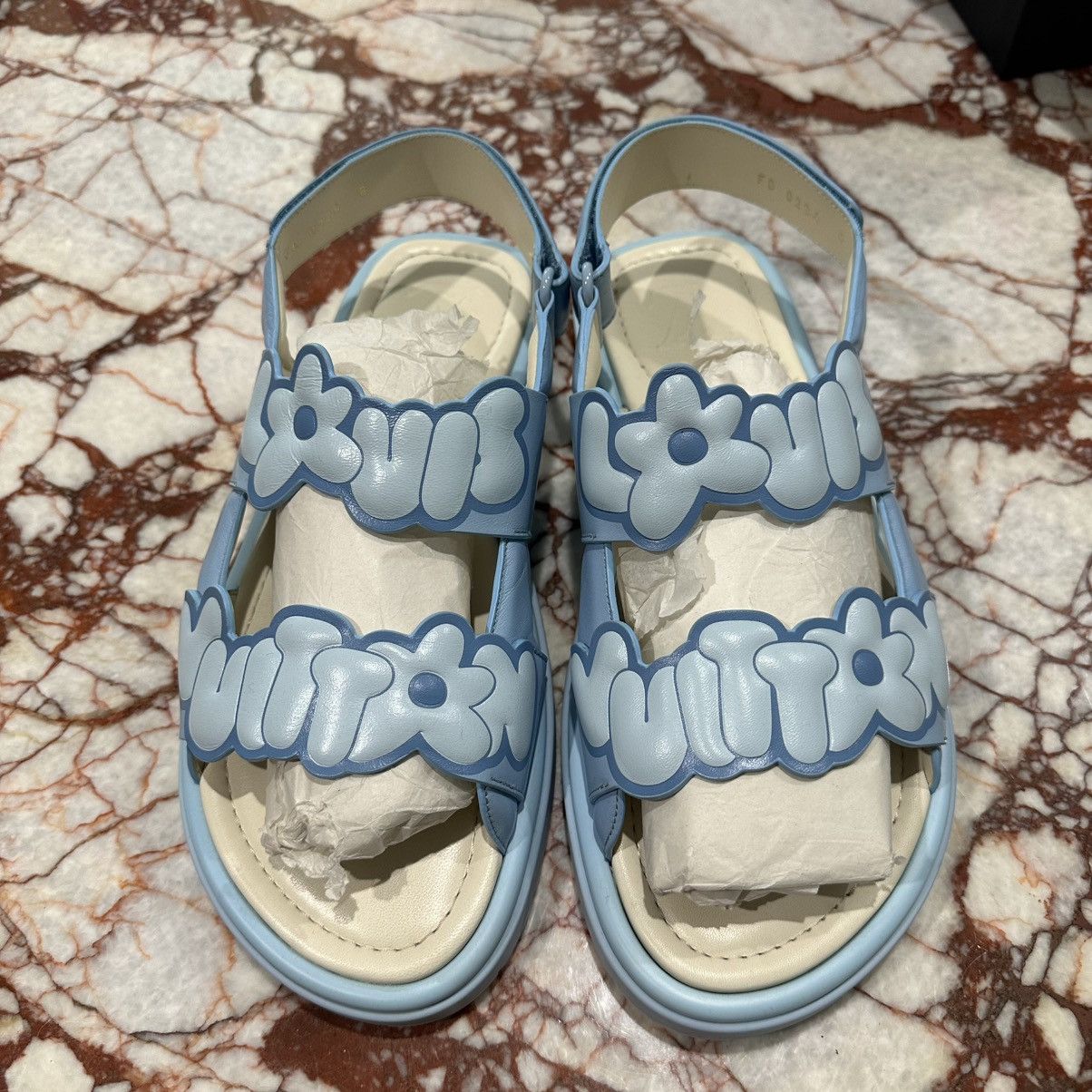 Louis Vuitton LOUIS VUITTON TYLER THE CREATOR FLORAL SANDALS Size US 8 / EU 41 - 1 Thumbnail