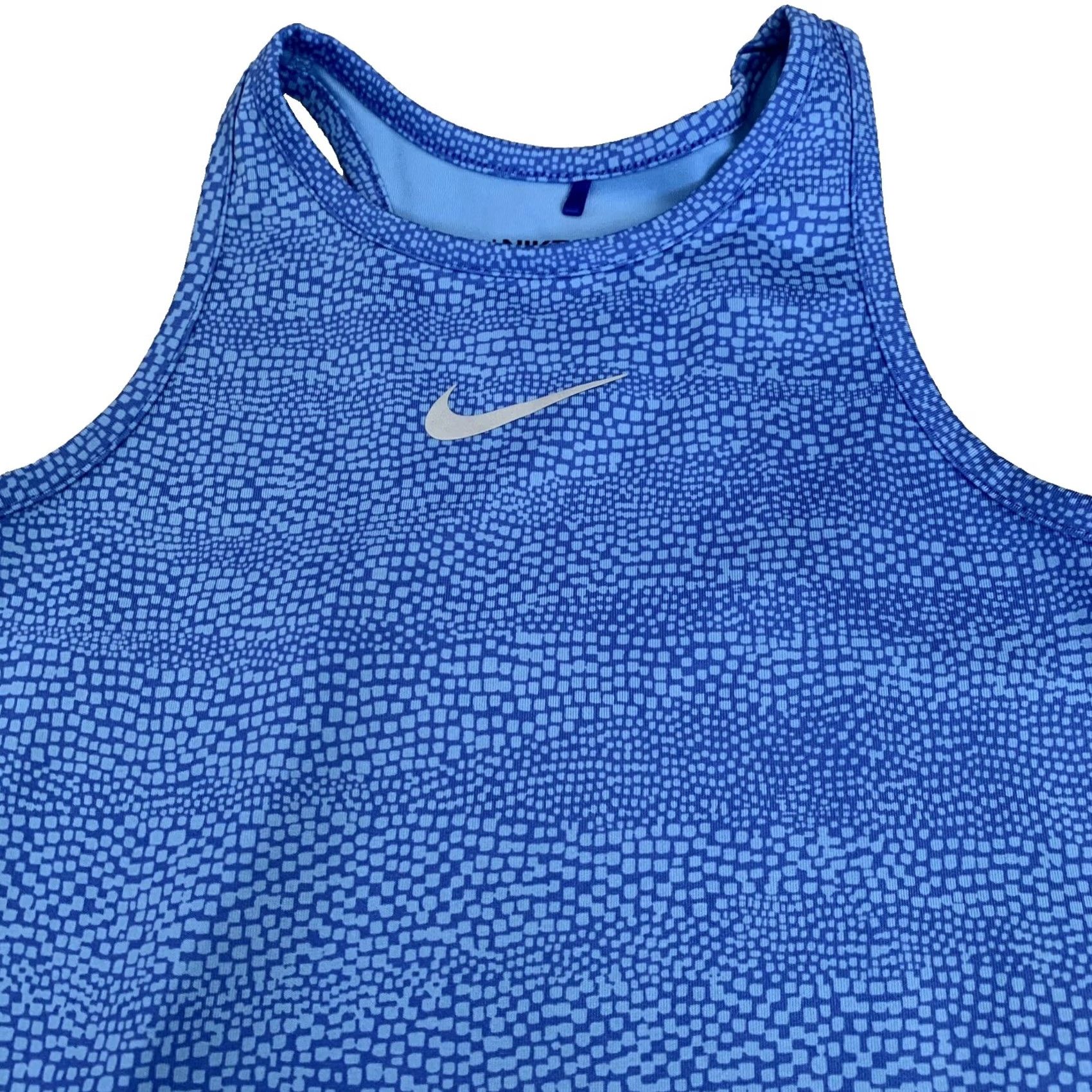 Nike Nike Golf Dri-Fit Tank Top Womens XS Blue Print Racerback Pullover 846417 Sz Size XS / US 0-2 / IT 36-38 - 3 Thumbnail