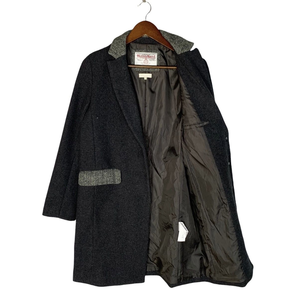 Harris Tweed × Vintage Vintage Harris Tweed x Earthy Wool Long Coat Size S Size S / US 4 / IT 40 - 7 Thumbnail