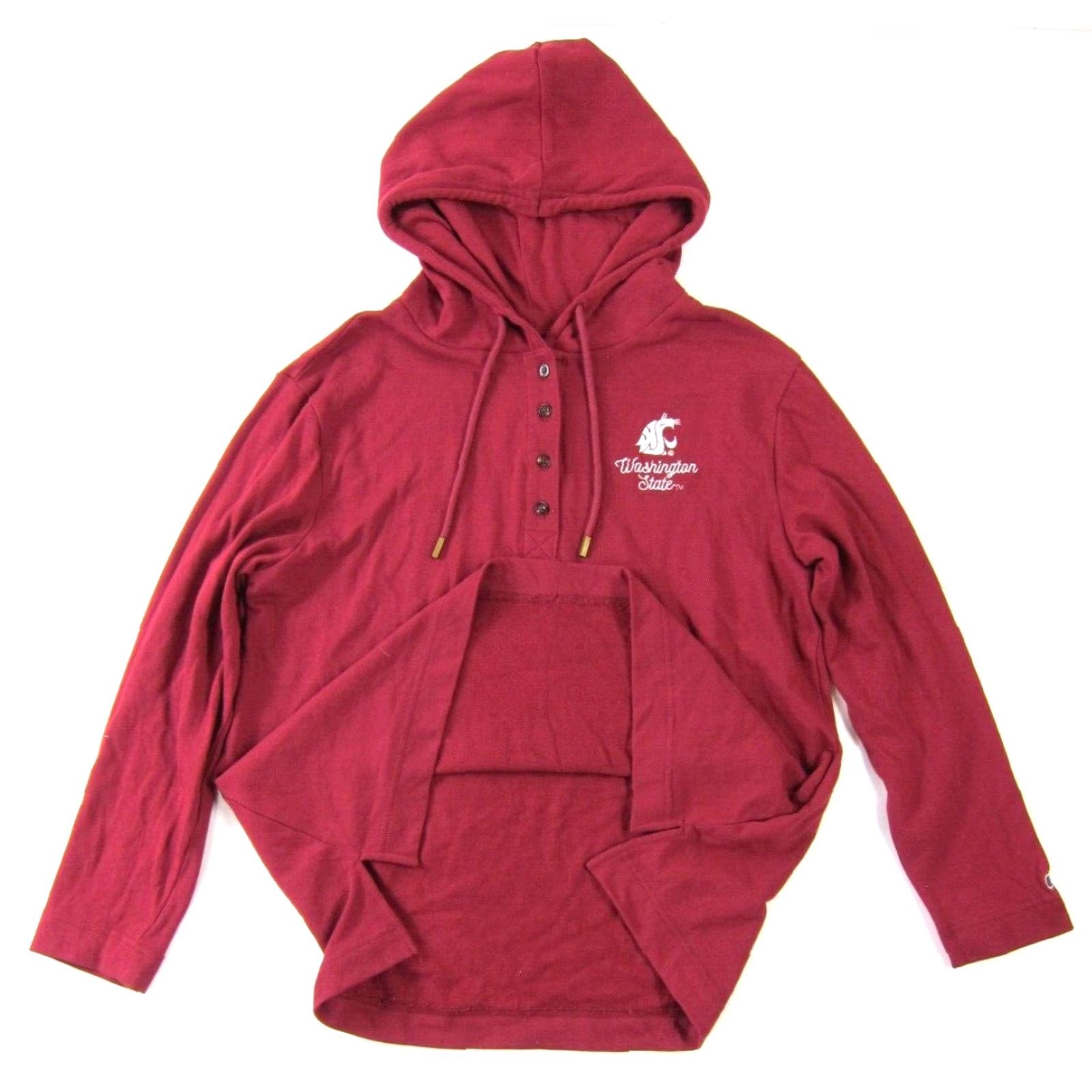 Champion Champion Hoodie Women XL Red WSU Washington State University Cougars Sweatshirt Clothing University Shirt" Size XL / US 12-14 / IT 48-50 - 5 Thumbnail
