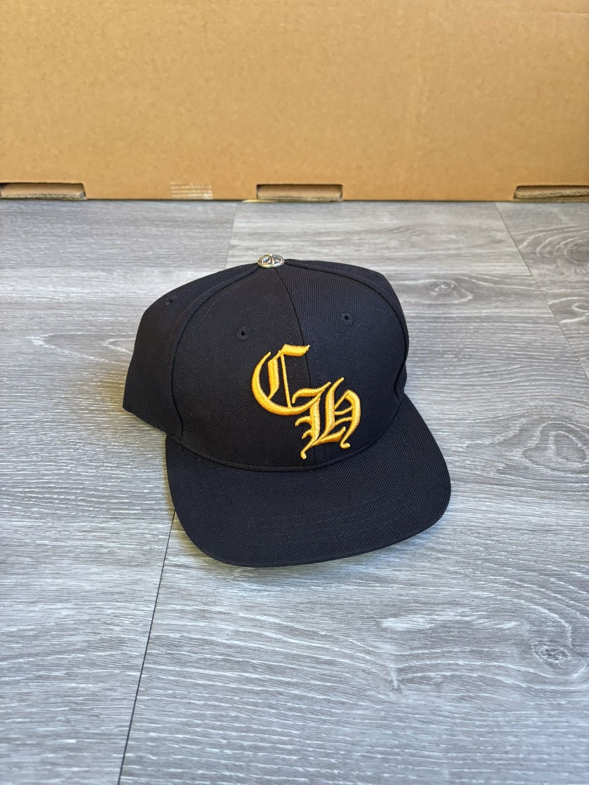 Chrome Hearts Chrome Hearts CH Baseball Cap Black/Yellow Snapback Hat Size ONE SIZE - 1 Thumbnail