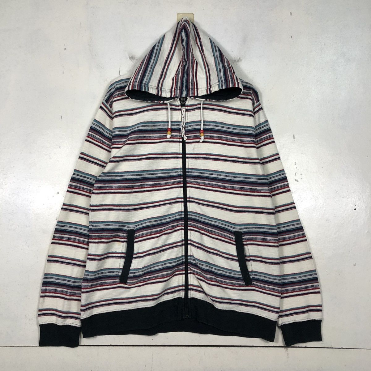 Hysteric Glamour 📌Native Chimayo Design Dream Catcher Zipper Jacket Striped Size US L / EU 52-54 / 3 - 3 Thumbnail