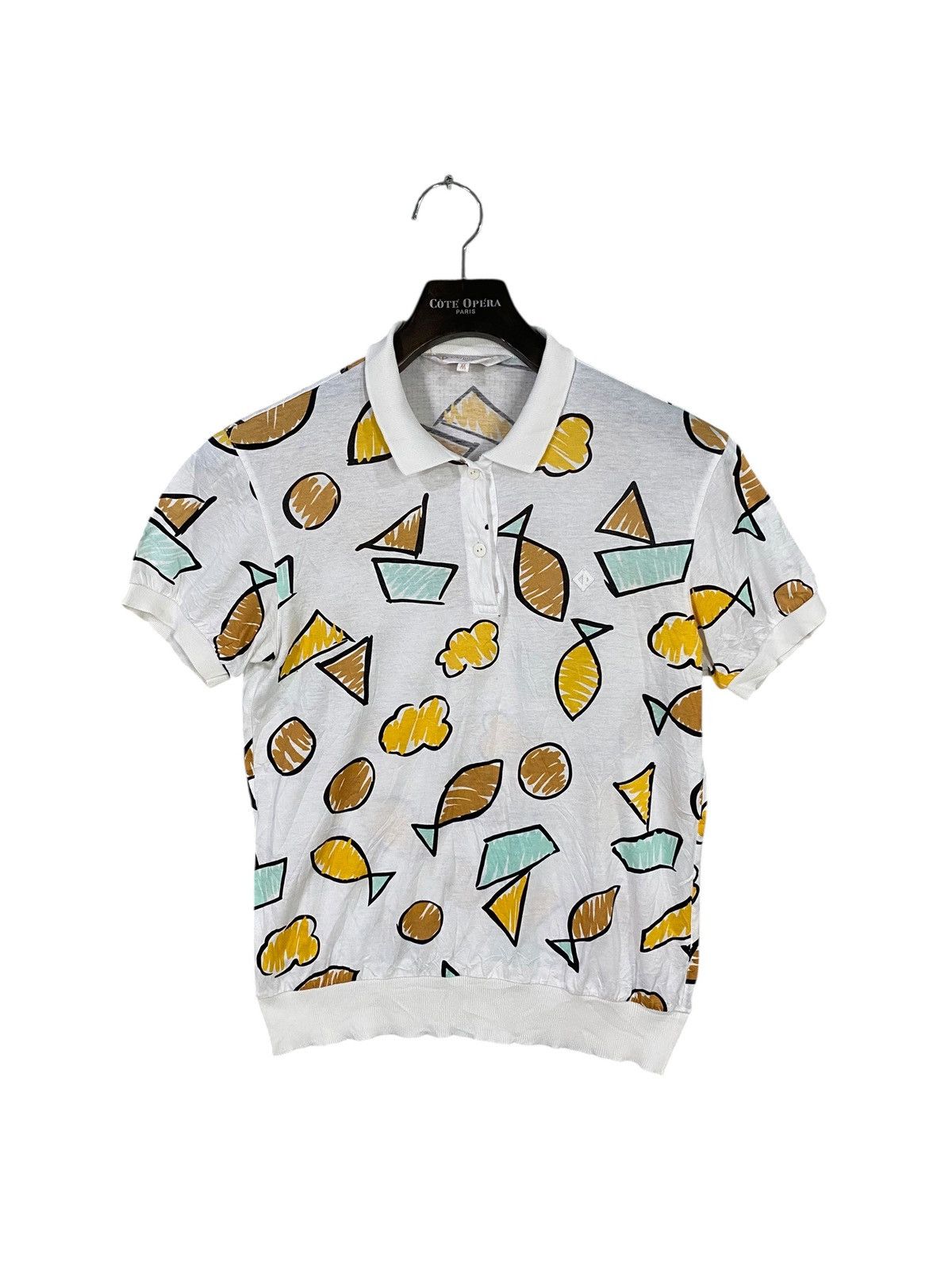 Christian Dior Monsieur Vintage christian dior sports polo shirt full printed Size US M / EU 48-50 / 2 - 1 Thumbnail