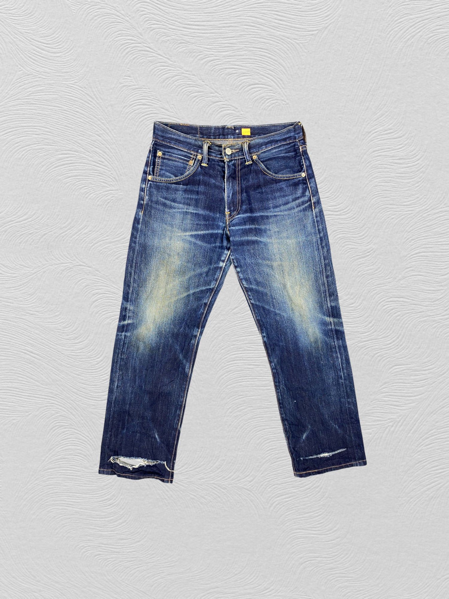 Levi's Dark Blue Distressed Levi's 503 30x27 Denim -SJ059 Size US 30 / EU 46 - 1 Thumbnail