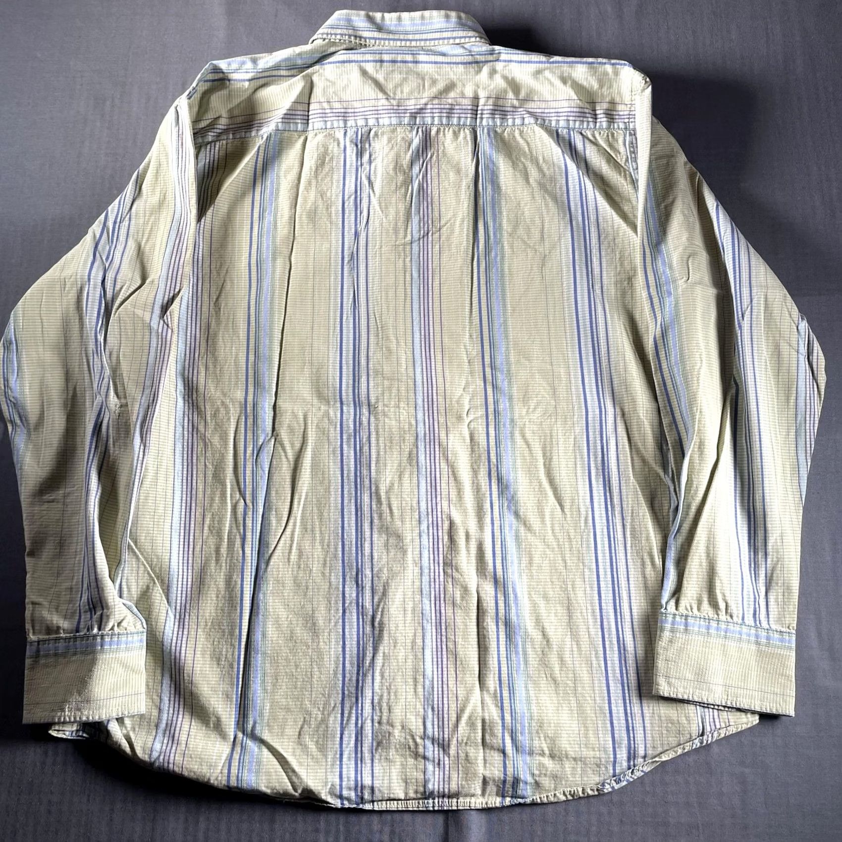 Vintage J. Garcia Shirt Mens XL Green Blue Striped Button Front 100% Cotton Casual Shirt Mens XL Green Blue Striped Button Front 100% Cotton Casual Size US XL / EU 56 / 4 - 7 Thumbnail
