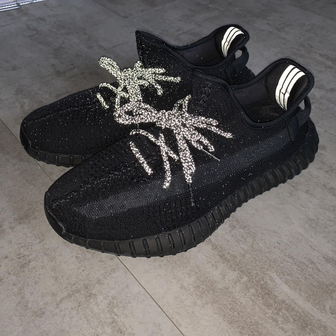 Yeezy Yeezy 3M reflective shoe laces (2 pairs) Size ONE SIZE - 1 Thumbnail