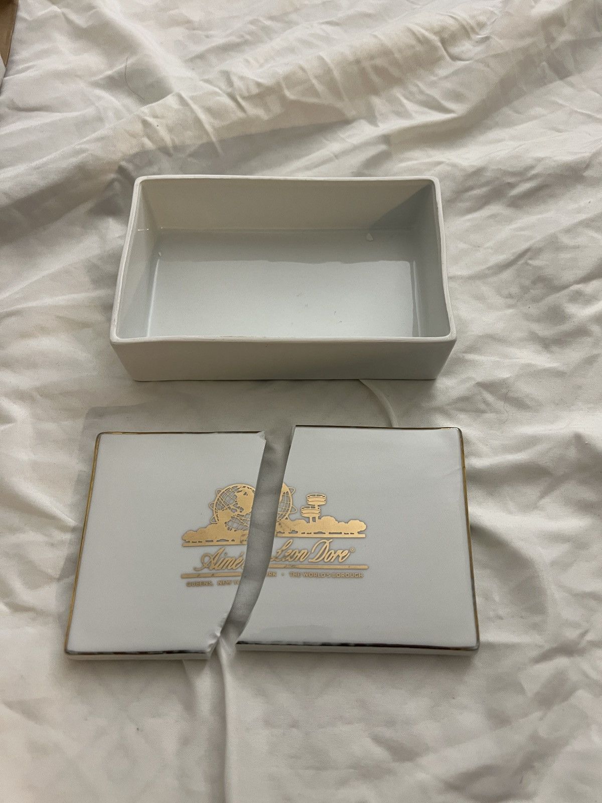 Aime Leon Dore NEW Aime Leon Dore Unisphere Stash Porcelain Box *damaged* Size ONE SIZE - 2 Thumbnail