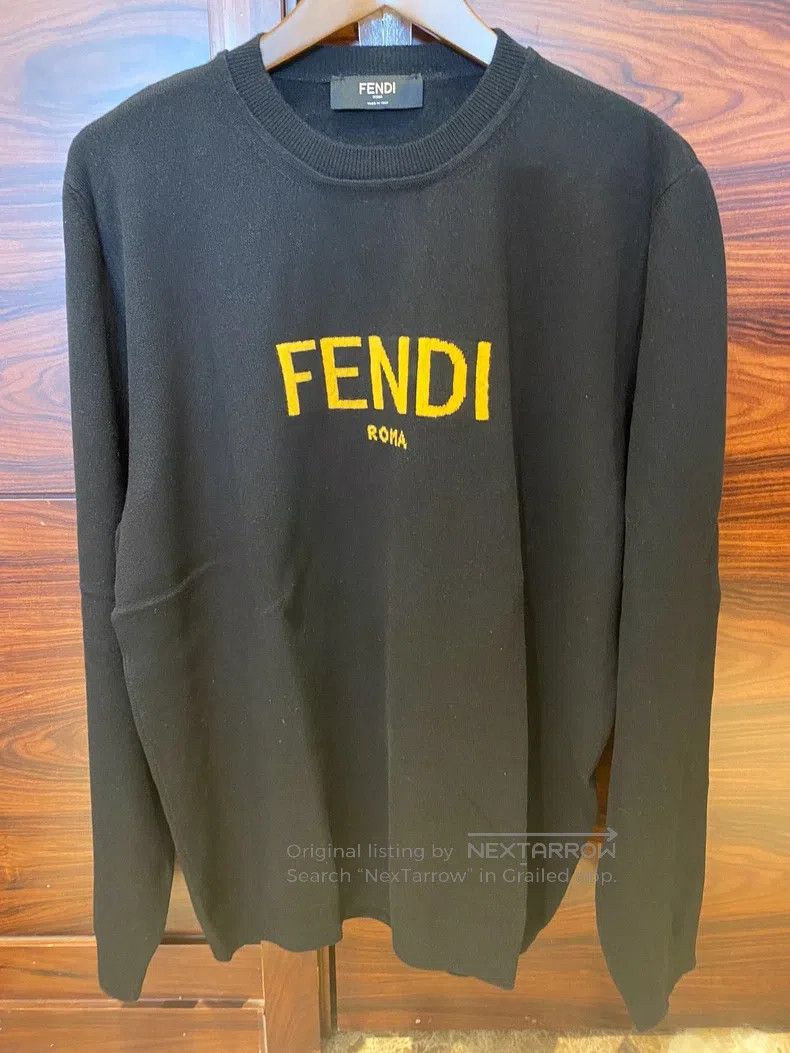 Fendi Fendi Pure Cashmere Sweater Size US L / EU 52-54 / 3 - 1 Thumbnail