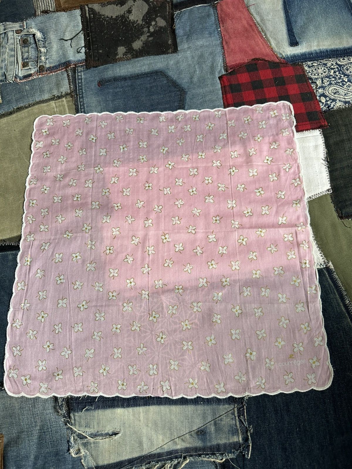 Vintage Vintage Courreges Handkerchief/ Neckerchief/ Bandana Size ONE SIZE - 16 Thumbnail