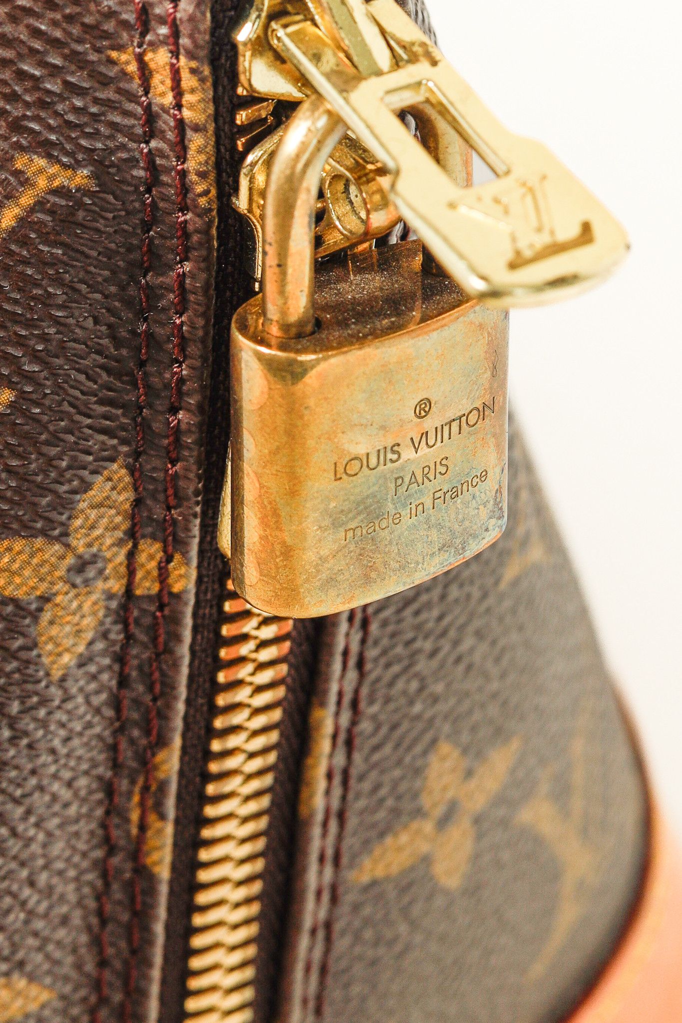 Louis Vuitton Louis Vuitton Vintage Alma Brown Monogram Handbag Size ONE SIZE - 11 Thumbnail