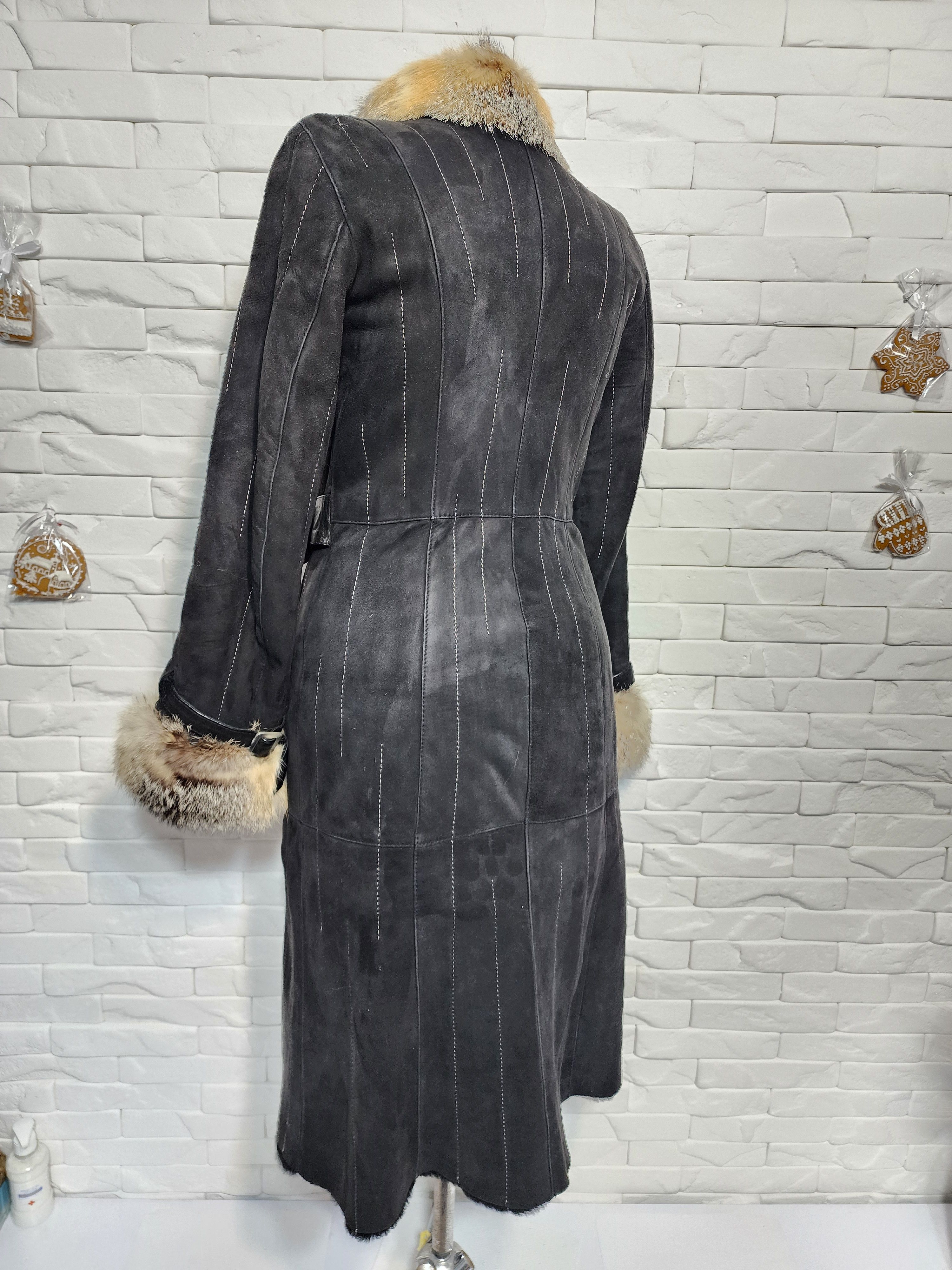 Furla Black Sheepskin Coat: Women's Genuine Fur, Size S / US 4 / IT 40 - 5 Thumbnail