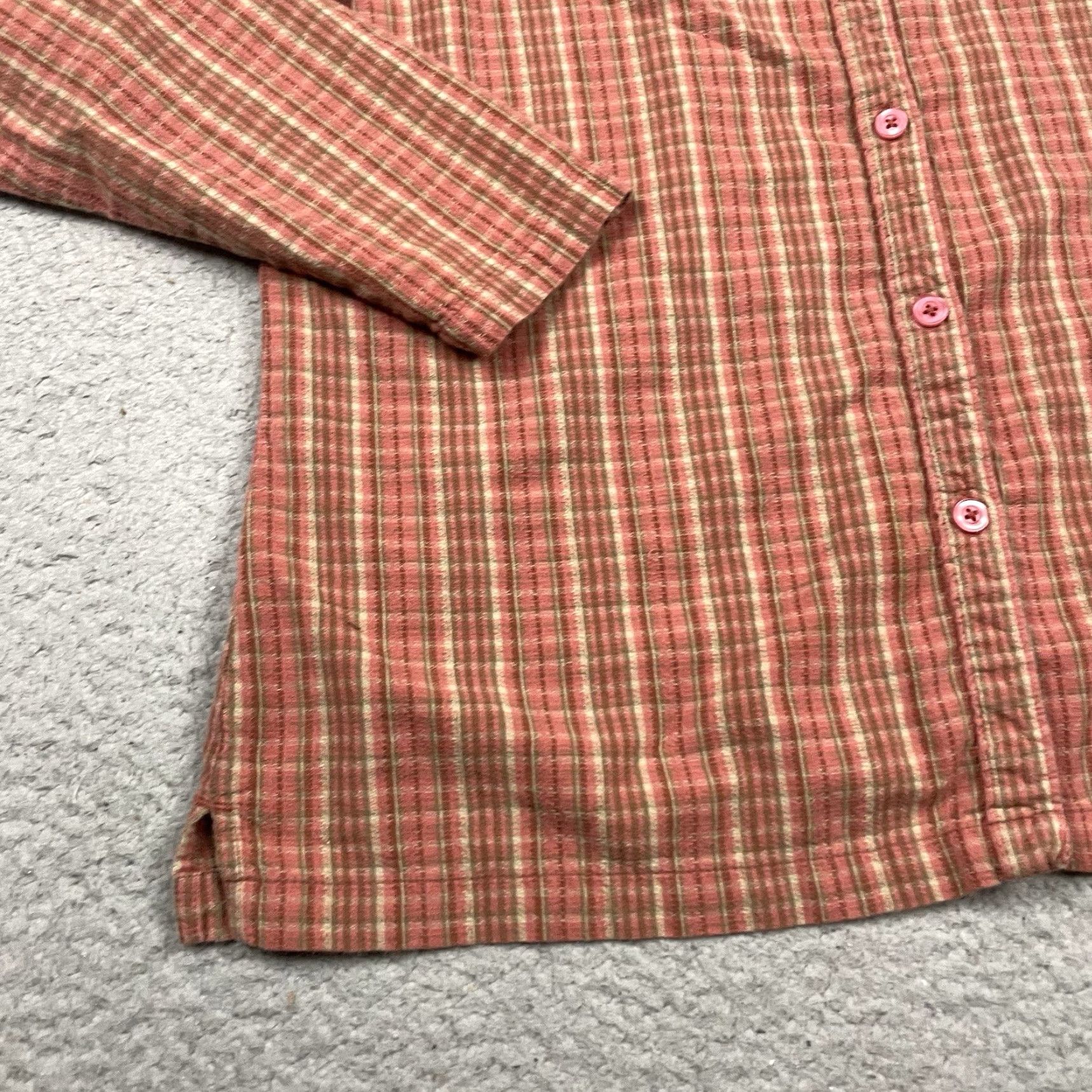 Vintage VINTAGE Woolrich Shirt Womens M Red Plaid Button-Down Long Sleeve Collared Casual Top Size M / US 6-8 / IT 42-44 - 3 Thumbnail