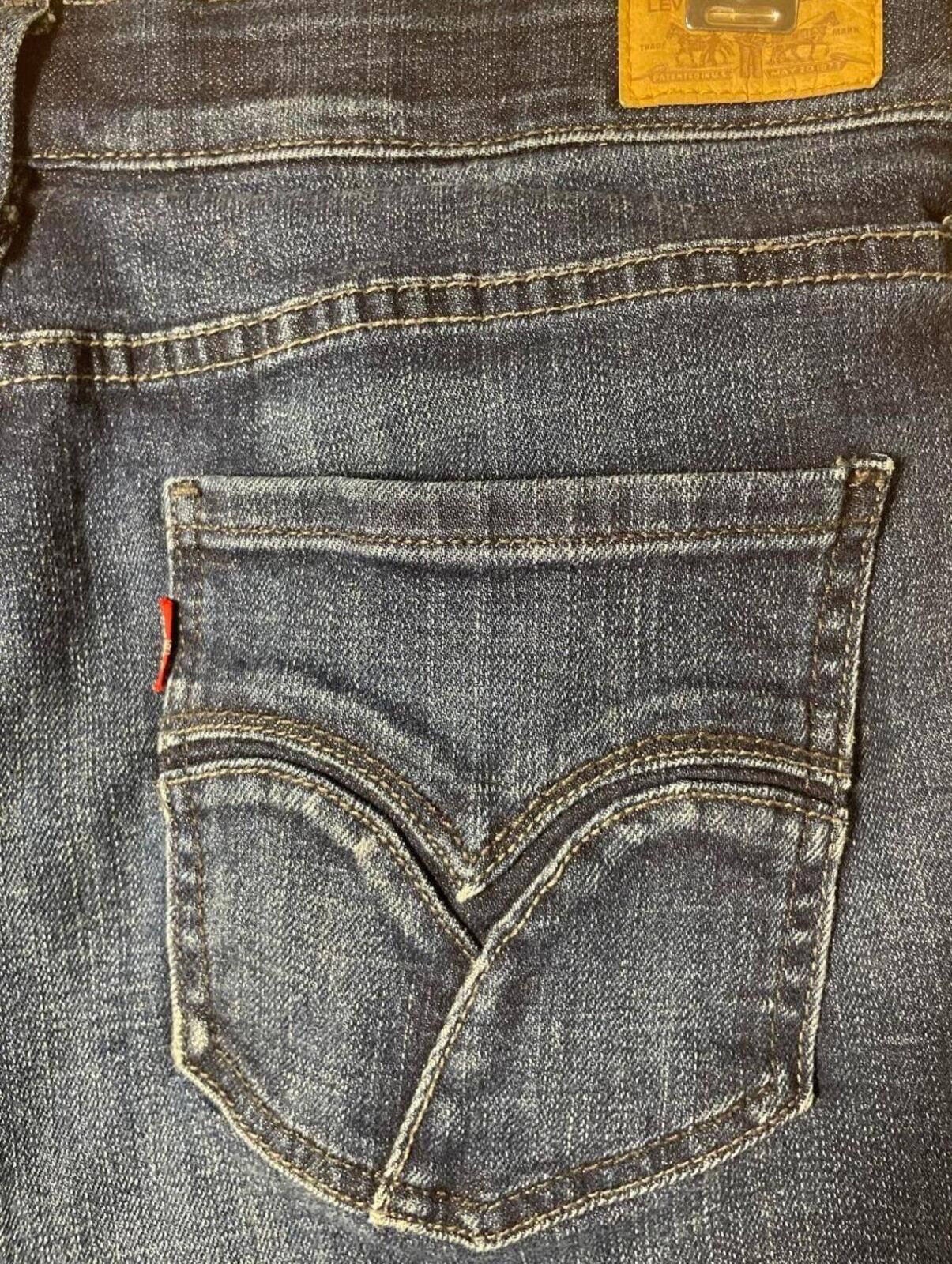 Levi's Levi's 525 Denim Shorts Women's Size 10 Blue Perfect Waist Size 30" / US 8 / IT 44 - 6 Thumbnail
