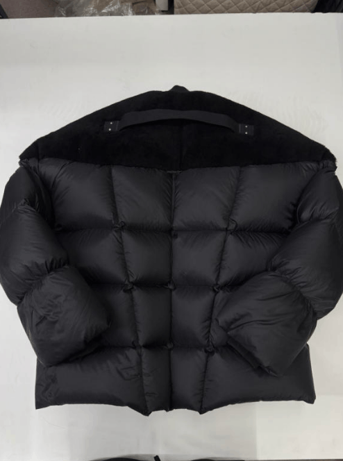 Rick Owens Rick Owens FW23 Black Goose Down Stand Collar Jacket Size US M / EU 48-50 / 2 - 2 Thumbnail